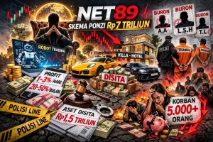Robot Trading Net89: Skema Ponzi Rp7 Triliun yang Bikin Ribuan Orang Hancur