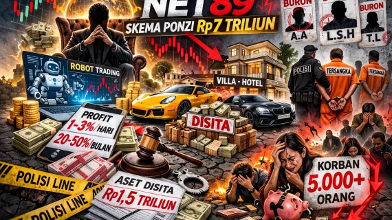 Robot Trading Net89: Skema Ponzi Rp7 Triliun yang Bikin Ribuan Orang Hancur