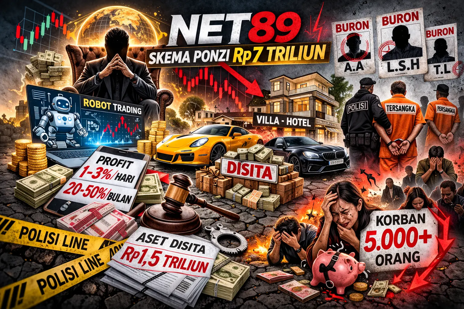 Robot Trading Net89: Skema Ponzi Rp7 Triliun yang Bikin Ribuan Orang ...