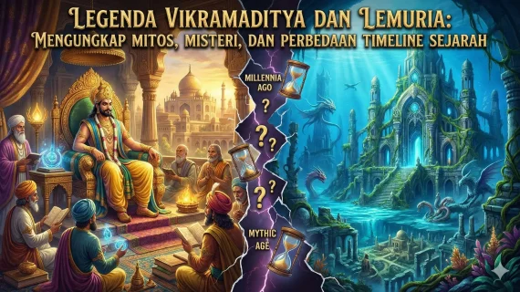 Legenda Vikramaditya dan Lemuria: Mengungkap Mitos, Misteri, dan Perbedaan Timeline Sejarah