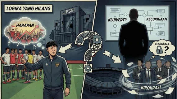 Logika yang Hilang di PSSI: Dari Shin Tae-yong ke Kluivert, dari Harapan ke Kecurigaan