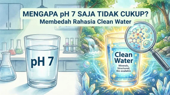 Mengapa pH 7 Saja Tidak Cukup? Membedah Rahasia “Clean Water” yang Sering Dianggap Biasa