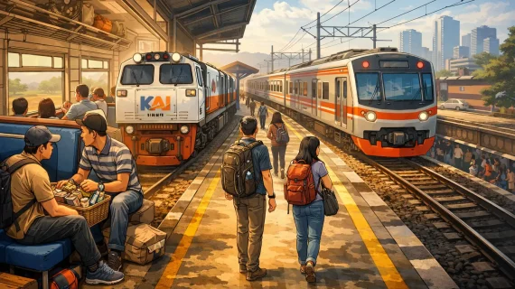 Strategi Naik Kereta Super Hemat: Cerita Perjalanan Estafet di Jalur Kereta Jawa