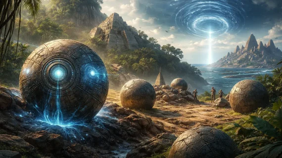 Segitiga Bermuda dan Teknologi Dorphall: Mesin Kuno yang Diduga Membuka Wormhole di Laut Atlantik