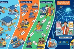 Dari Distributor ke Dropshipper: Bagaimana Internet Memotong Rantai Distribusi dan Melahirkan Peluang Bisnis Baru