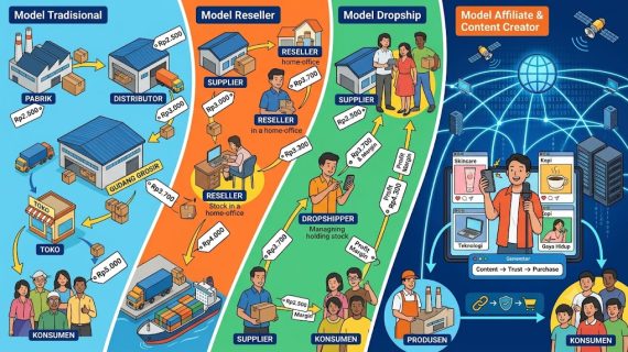 Dari Distributor ke Dropshipper: Bagaimana Internet Memotong Rantai Distribusi dan Melahirkan Peluang Bisnis Baru