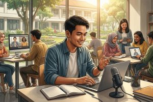 Jangan Anggap Mahasiswa yang Rajin Bikin Konten Cuma Main Media Sosial