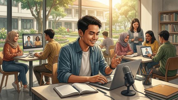 Jangan Anggap Mahasiswa yang Rajin Bikin Konten Cuma Main Media Sosial