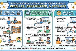 Reseller, Dropshipper, atau Affiliate? Mana yang Paling Cocok untuk Pemula?