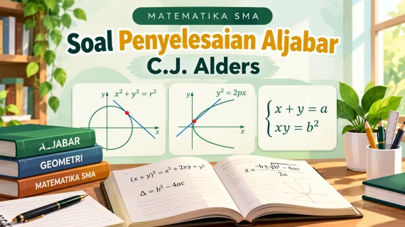 Soal Penyelesaian Aljabar CJ Alders: Sistem Persamaan, Soal 110 – 125